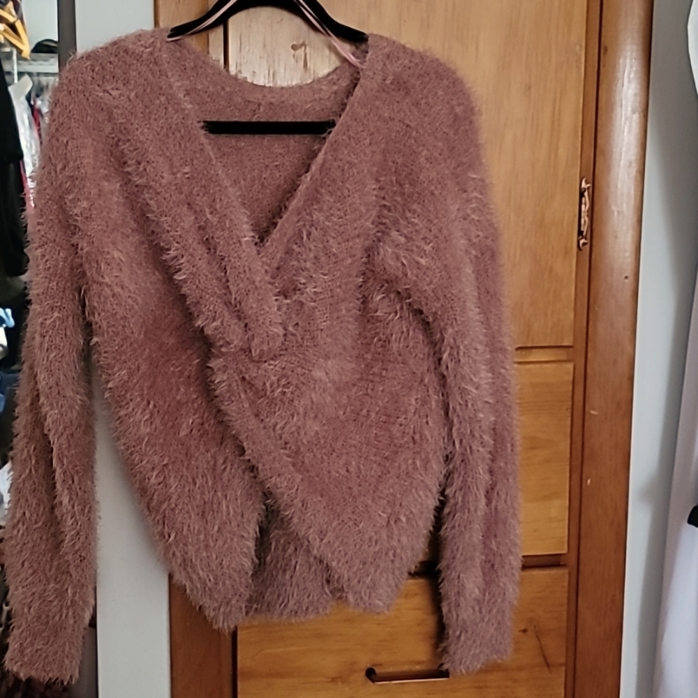 Blush colored sweater